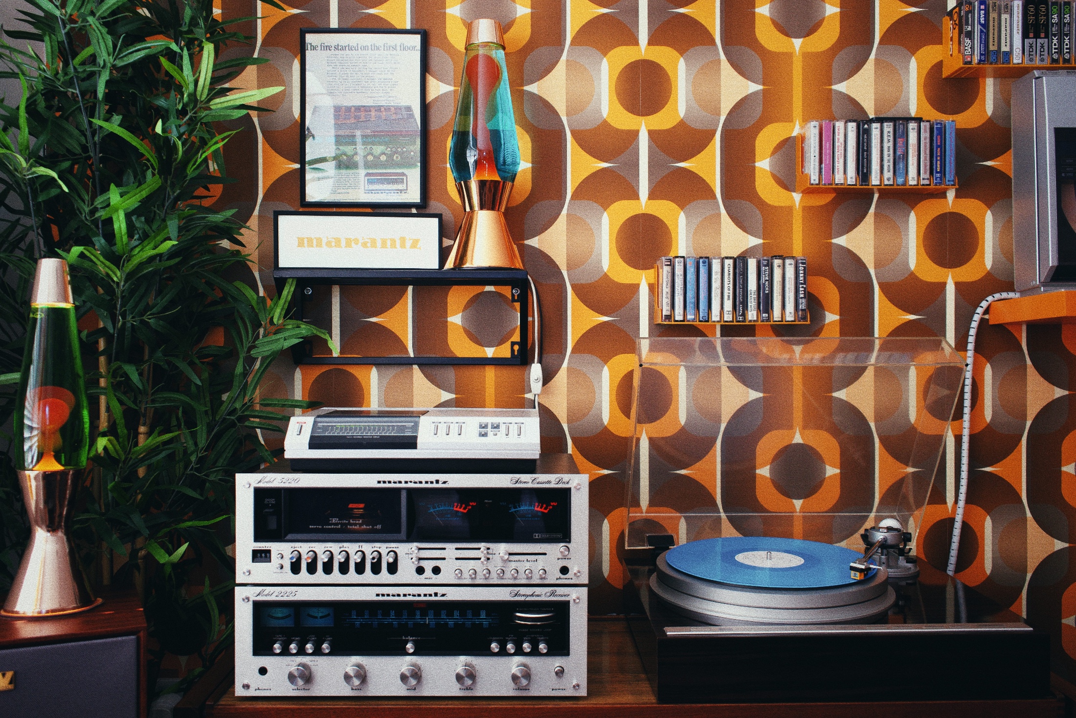 1970s Living Room Setup